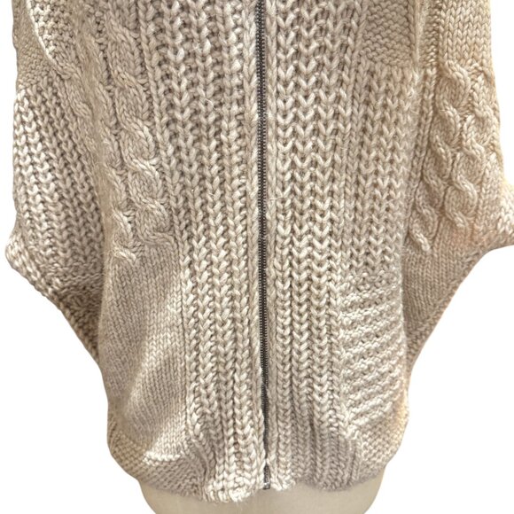 Elsamanda Made in Italy Alpaca Wool Zip Sweater – Anthropologie – One Size - Picture 4 of 6